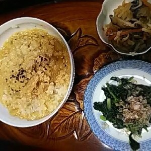 スピードレシピ☆豆腐の卵とじ丼